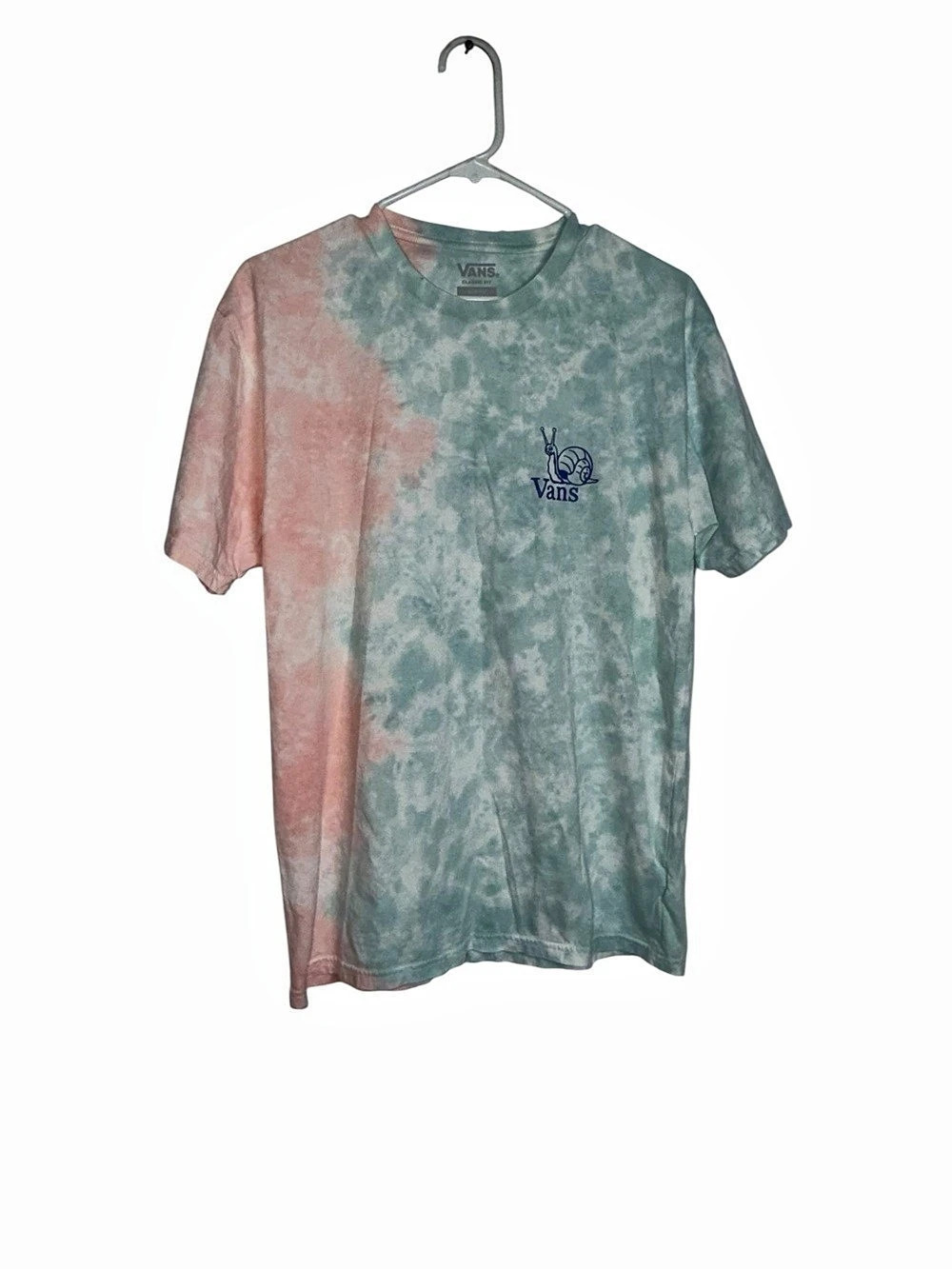 Vans Classic Fit Tell A Friend About Vans T-Shirt Tie-Dye Short Sleeve Tee Size